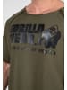 Gorilla Wear T-shirt - Classic Workout Top - Dunkelgrün