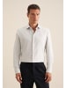 Seidensticker Flanellhemd Slim in Grau