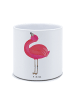Mr. & Mrs. Panda Pflanzkübel Flamingo Stolz ohne Spruch in Weiß