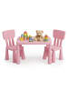 relaxdays 3-teilige Kindersitzgruppe in Rosa