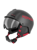 Marker Skihelm mit Visier in schwarz
