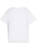 Puma T-Shirt "Y CROSS THE LINE TEE 3.0" in Weiß