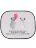 Mr. & Mrs. Panda Sonnenschutz Auto Koala Luftballon mit Spruch in Grau Pastell