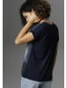Aniston SELECTED Blusenshirt in dunkelblau-hellblau