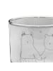 Mr. & Mrs. Panda Whiskey Glas Bär Freundin ohne Spruch in Transparent