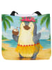 Mr. & Mrs. Panda Badetasche Pinguin Kokosnuss Design ohne Spruch in Weiß