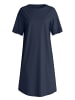 Calida Kurzarm-Nachthemd, Länge 100 cm in peacoat blue