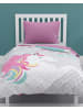 Carpe Sonno Tagesdecke Unicorn in Rosa