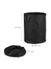 relaxdays 3 x Laubsack in Schwarz - 85 l