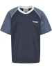 Hummel T-Shirt Raglanärmel Hmljr Rolf Kinder in OMBRE BLUE