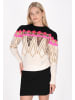 IZIA Damen Pullover in Pink Mehrfarbig
