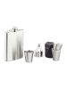 relaxdays 35tlg. Flachmann-Set in Silber