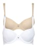 Lisca 2er Pack Schalen BH in skin-white