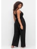 sheego Jumpsuit in schwarz