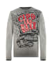 Cipo & Baxx Langarmshirt in Grau