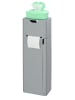 Wenko 6 in 1 Stand WC-Garnitur Imon Grau matt, Stand WC-Garnitur Mod. Imon 6 in 1 Grau matt in Grau