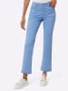 creation L 7/8-Jeans in himmelblau
