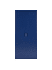 Beliani Kleiderschrank VARNA in Blau - (W) 76 x (H) 171 x (L) 50 cm