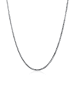 KUZZOI Halskette 925 Sterling Silber in Grau