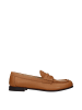 Miu Miu Braun Leder Slip-On Loafer