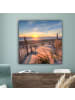 MuchoWow Leinwand bilder Sonnenuntergang Strand (BxH)