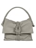 Samantha Look Handtasche echt Leder in grau