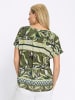 Heine Druckbluse in khaki-pistazie-bedruckt