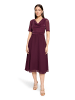 Vera Mont Kleid in aubergine - 0002