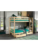 58 aufm Kessel ETAGENBETT Karolina 210x161x105 aus Massivholz in natur