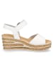 Gabor Fashion Plateau-Sandalette in weiß