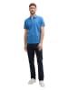 Tom Tailor Polo Shirt mit Logostickerei BASIC POLO WITH CONTRAST in Blau-4