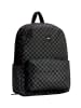 Vans Rucksack 'Old Skool Check' in schwarz