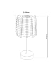 näve LED Solarleuchte "RADA" in braun - (L)19 cm x (B)19 cm x (H)31 cm