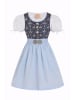 Berwin Kinderdirndl mit Muster und Schürze mit Schließe