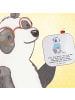 Mr. & Mrs. Panda Flaschenuntersetzer Golf Erlebnis mit Spruch in Weiß