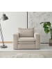 Furn.Design Sessel beige Cord, Loungesessel 110 cm