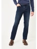 Paddock's 5-Pocket Jeans PIPE in dark blue overdyed black used