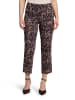 Betty Barclay Businesshose mit Bügelfalte in Dark Blue/Brown