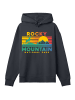 F4NT4STIC Hoodie US National Parks Rocky Mountain Sunset in off black