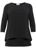 sheego Blusenshirt in schwarz