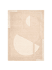 Beliani Kurzflor GAYA in Beige - (W) 160 x (L) 230 cm