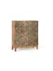 Giner y Colomer Sideboard aus massivem Mangoholz mit zwei Türen in Brown