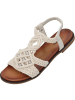 Palado Riemchensandalen Fathana in Cremeweiß