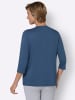 Sieh an! 2-in-1-Shirt in jeansblau