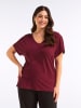 sheego Halbarmshirt in bordeaux