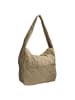 Seidenfelt Hetta Maxi Hobo - Schultertasche 42 cm (cool grey) in soft toffee
