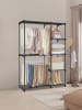 SONGMICS Kleiderschrank Rylan in Schwarz - (B)43 x (H)165 x (T)112 cm