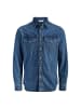 Jack and Jones Jeanshemd Western Shirt in Blau