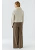 Oui Strickjacke in light beige mel