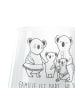 Mr. & Mrs. Panda Deko Laterne Koala Familie mit Spruch in Transparent
